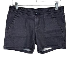 Prana Jean Shorts Womens Stretch Pockets Denim Black 4